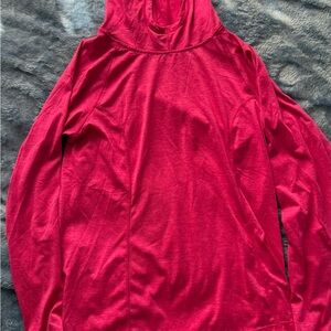 Hot Pink Long Sleeve Reebok Hoodie
